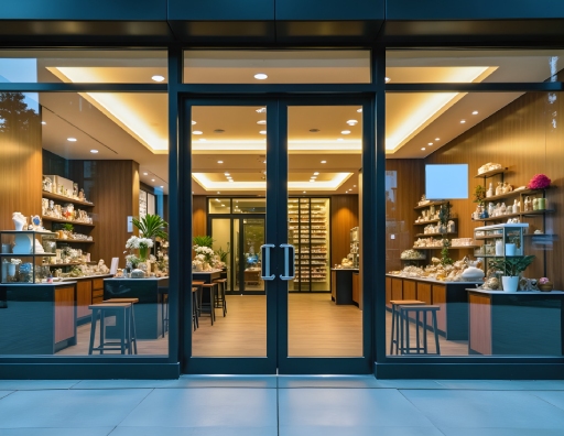 Commercial Glass Panels and Storefront Windows